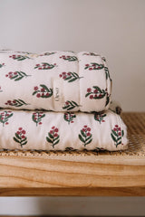 Couverture Matelassée - Bougainvillier