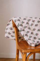 Couverture Matelassée - Bougainvillier