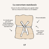 Couverture Matelassée - Bougainvillier