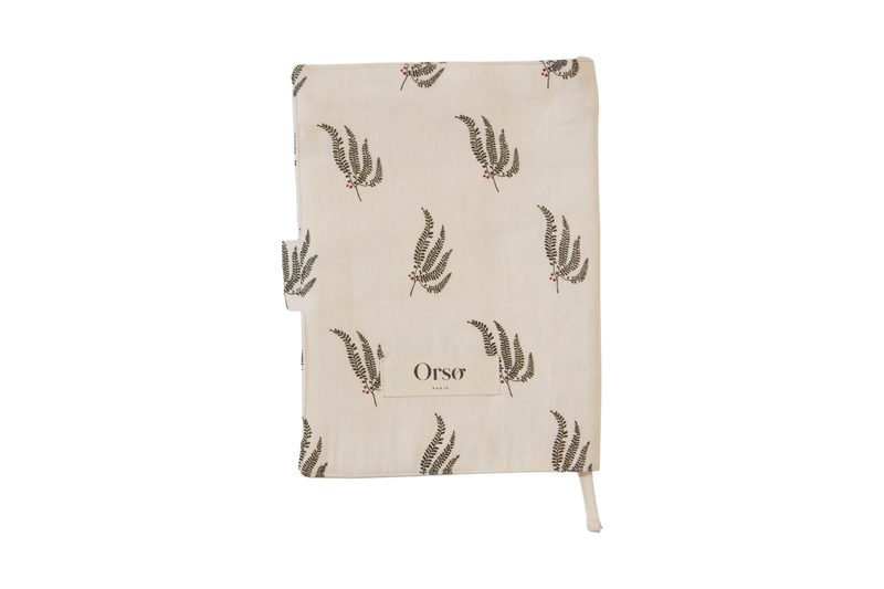 Protège Carnet de Santé - Fougère Vert Pin