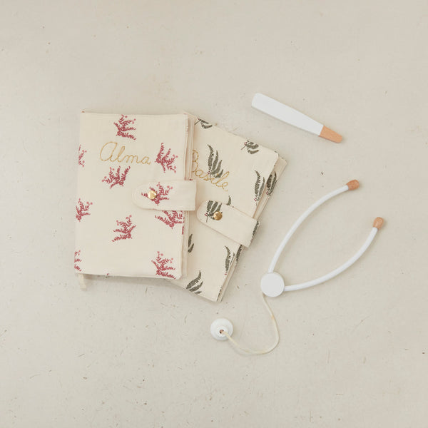 Protège Carnet de Santé - Bruyère Bois de Rose