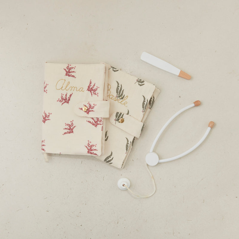 Protège Carnet de Santé - Bruyère Bois de Rose