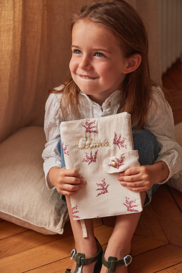 Protège Carnet de Santé - Bruyère Bois de Rose