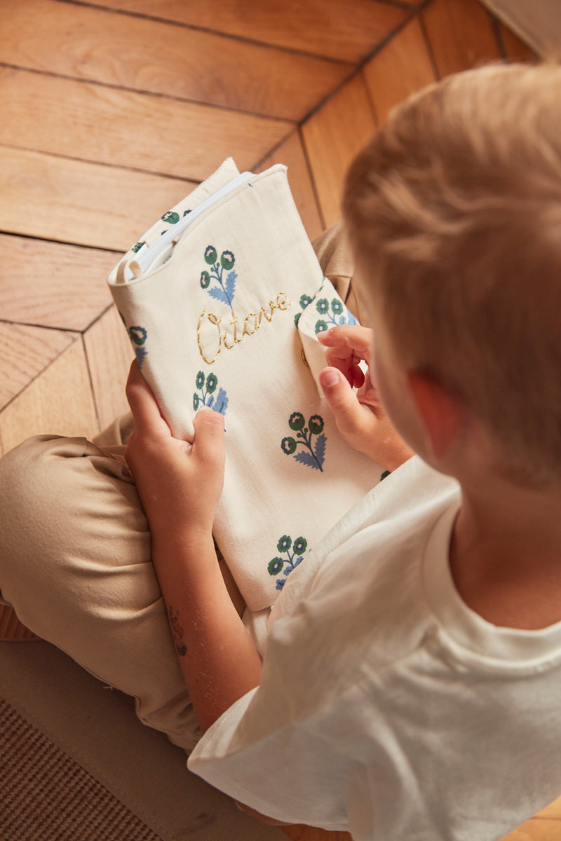 Protège Carnet de Santé - Plumbago