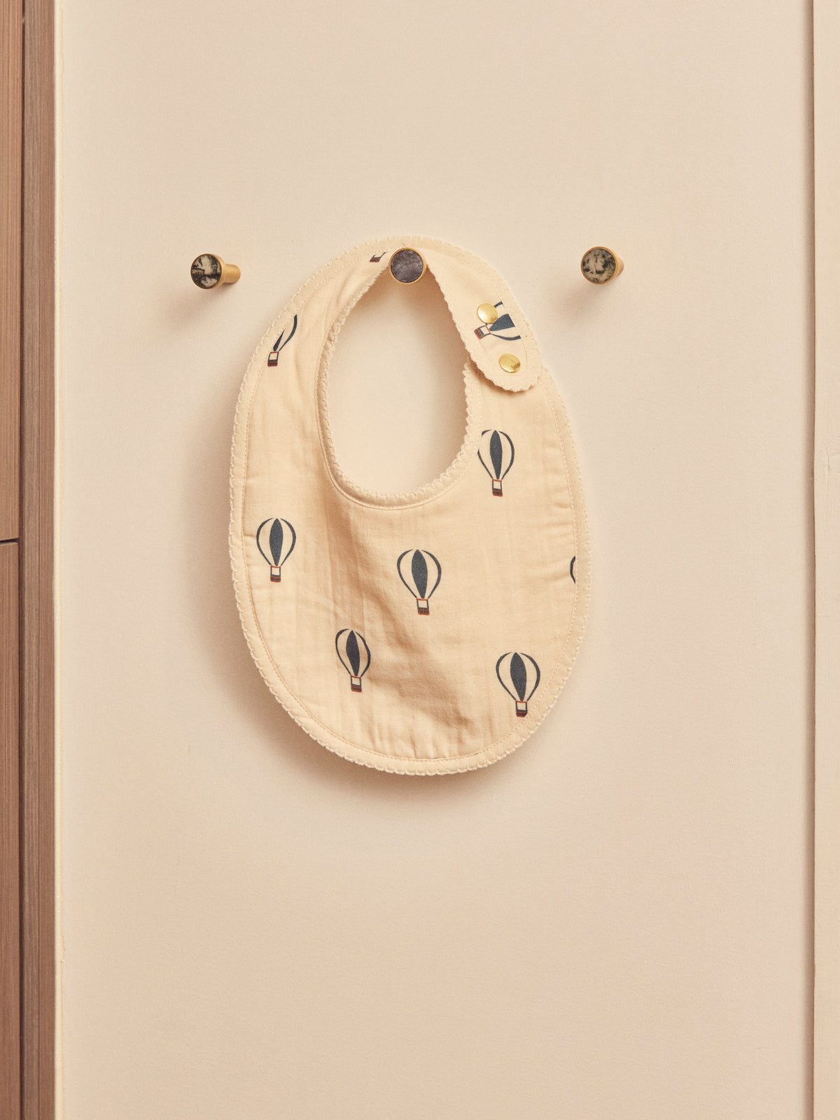 Bavoir Bébé Oursons 100% Coton - Fermeture élastique, Taille 24x28 Cm, Jaune - Idéal Crèche, Personnalisable - 8
