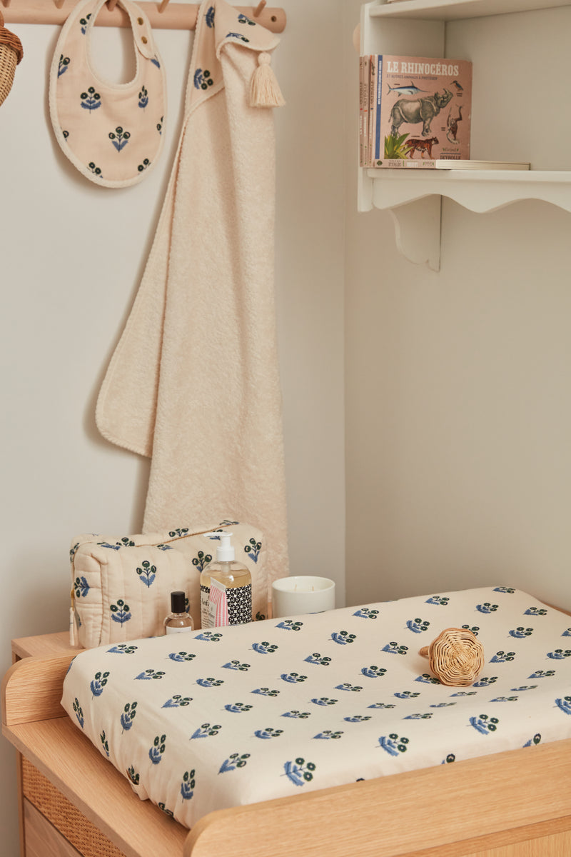 Housse de Matelas à Langer - Plumbago – Orso Paris