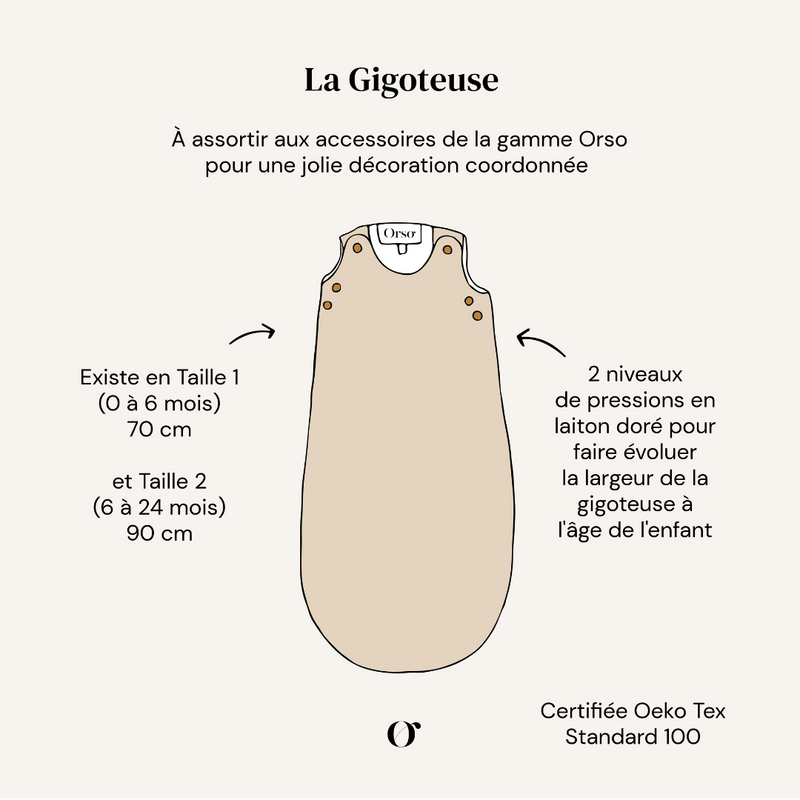 En précommande | Gigoteuse évolutive Plumbago