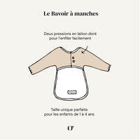 Bavoir à Manches - Ginkgo