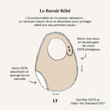 Bavoir Bébé - Bougainvillier