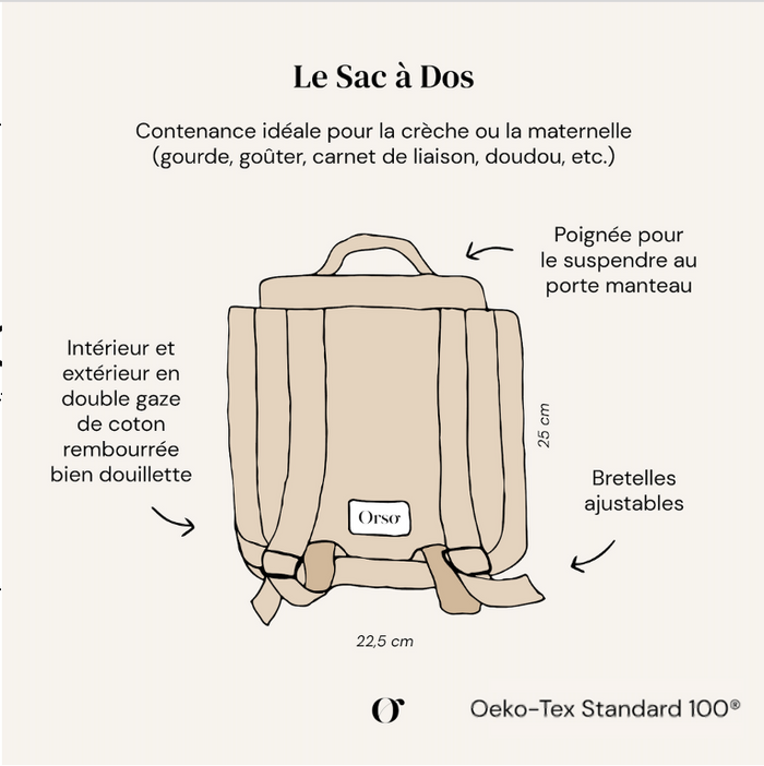 Précommande Sac à dos Ginkgo – Orso Paris