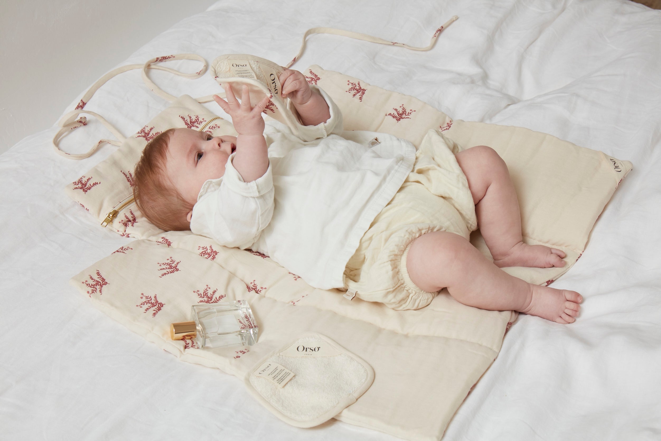 Lot de 4 Lingettes Lavables - Bruyère Bois de Rose