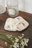 Lot de 4 Lingettes Lavables - Bruyère Bois de Rose