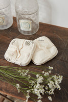 Lot de 4 Lingettes Lavables - Fougère Vert Pin