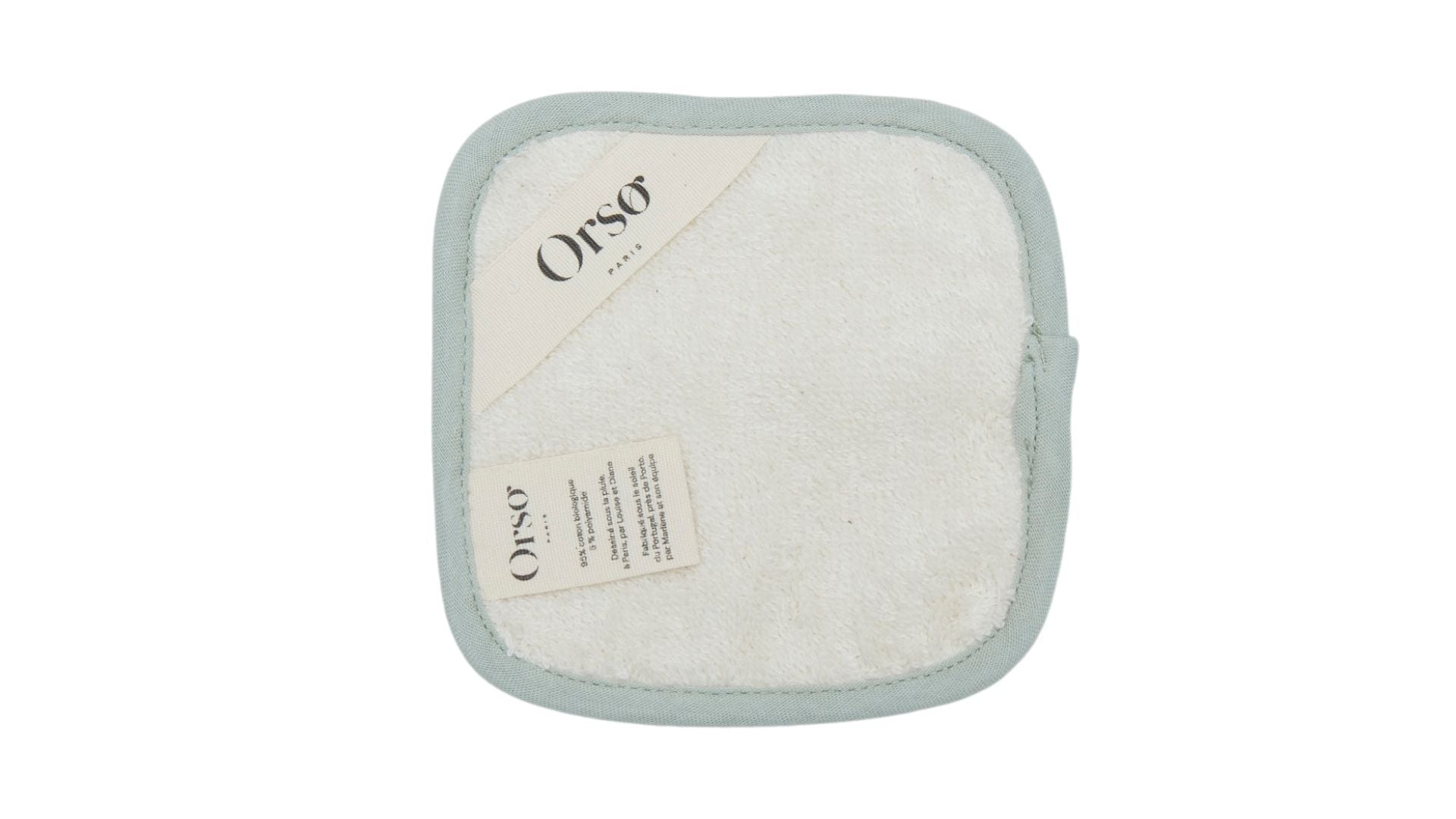 Lot de 4 Lingettes Lavables - Fougère Blanc Craie