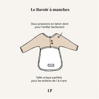 Bavoir à Manches - Mimosa