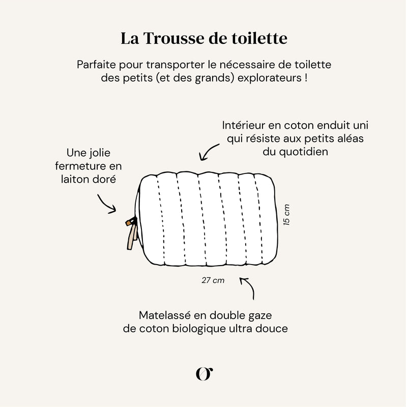 Trousse de Toilette - Bougainvillier